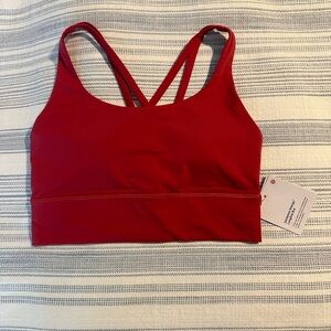 Brand new Lululemon red sports bra